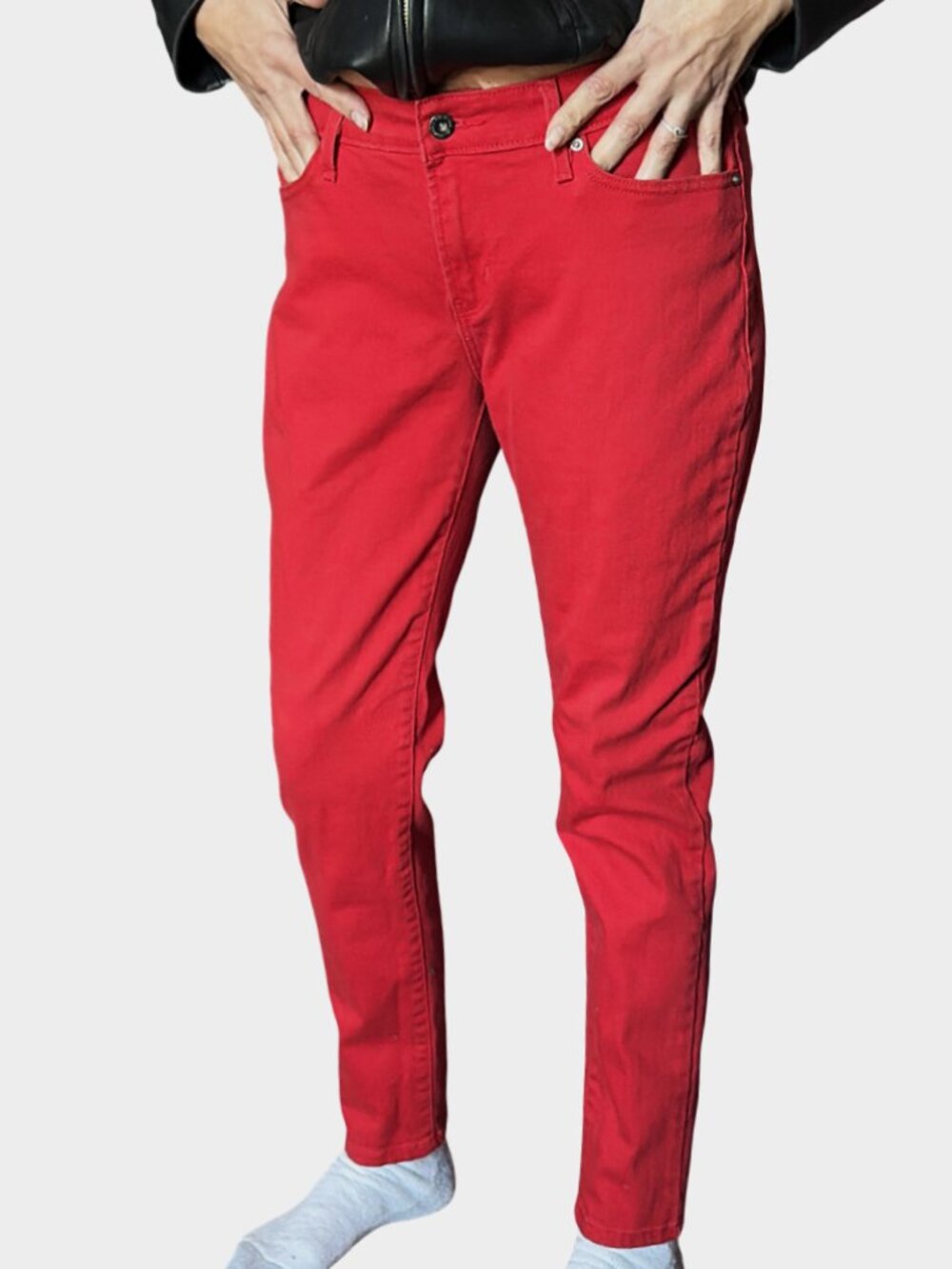 Sz.12 M*Levi's* Women's Red Skinny Jeans-Like New!